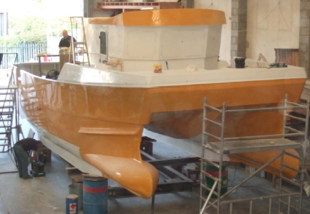 Anchorman V Fishing Boat during construction