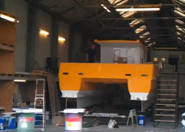 Anchorman V Fishing Boat during construction