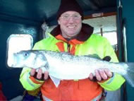Bass fishing in the Bristol Channel