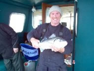 Bass fishing in the Bristol Channel