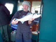 Bass fishing in the Bristol Channel