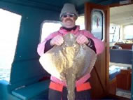 Blonde Ray fishing in the Bristol Channel