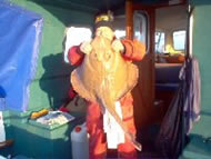 Blonde Ray fishing in the Bristol Channel