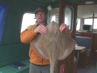 Blonde Ray fishing in the Bristol Channel