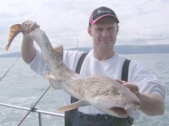 Bull Huss fishing in the Bristol Channel