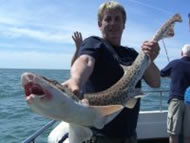 Bull Huss fishing in the Bristol Channel