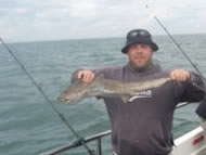 Bull Huss fishing in the Bristol Channel