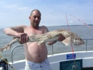 Bull Huss fishing in the Bristol Channel