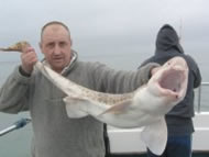 Bull Huss fishing in the Bristol Channel