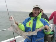 Bull Huss fishing in the Bristol Channel