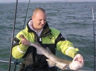 Bull Huss fishing in the Bristol Channel