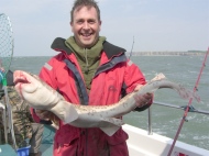 Bull Huss fishing in the Bristol Channel