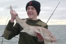 Bull Huss fishing in the Bristol Channel