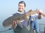 Bull Huss fishing in the Bristol Channel