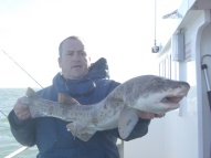 Bull Huss fishing in the Bristol Channel