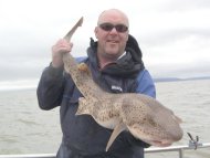 Bull Huss fishing in the Bristol Channel