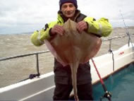 Small Eyed Ray fishing in the Bristol Channel
