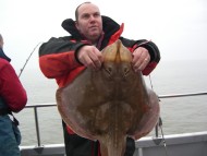 Small Eyed Ray fishing in the Bristol Channel