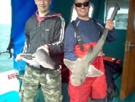 Spurdog fishing in the Bristol Channel