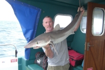 Tope fishing in the Bristol Channel
