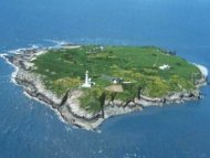 Flatholm Island in the Bristol Channel